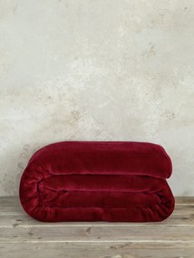 Κουβέρτα Βελουτέ Υπέρδιπλη 220x240 Coperta - Red - Nima Home