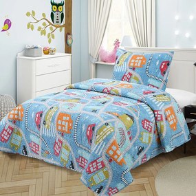 Κουβερλί Παιδικό (Σετ 2τμχ) 415 Multi DimCol Μονό 160x220cm Microfiber