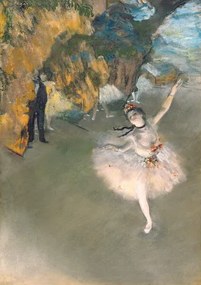 Αναπαραγωγή The Star, or Dancer on the stage, c.1876-77, Degas, Edgar