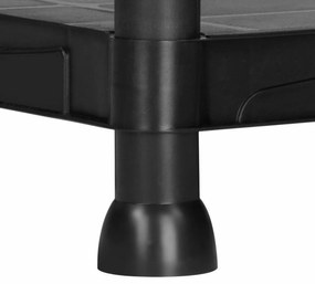 Ράφια Marbueno Μαύρο Πλαστική ύλη 31 x 171 x 61 cm