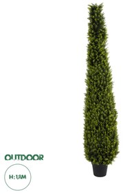 GloboStar® Artificial Garden CYPRESSUS SEMPERVIRENS 20396 Τεχνητό Διακοσμητικό Φυτό Μεσογειακό Κυπαρίσσι Υ180cm