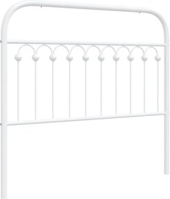 vidaXL Ανταλλακτικό κεφαλάρι Λευκό 107 εκ. Μεταλλικό