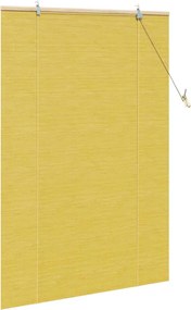 vidaXL Ρόλερ Κίτρινο 100 x 160 cm Μπαμπού