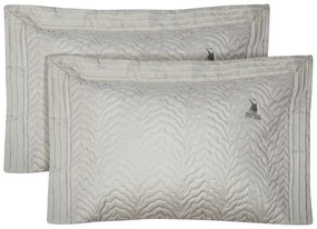 Ζεύγος Μαξιλαροθήκες Καπιτονέ (50x70) Greenwich Polo Club 2353 Grey
