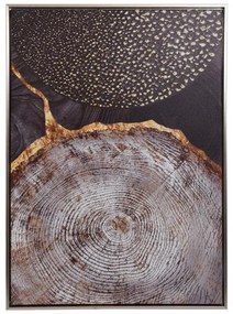 Κάδρο FL8001 Fylliana Μαύρο - Χρυσό χρώμα 50x70εκ.