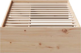 vidaXL Καναπές Κρεβάτι Χωρίς Στρώμα 90x200 εκ. Μασίφ Ξύλο Πεύκου
