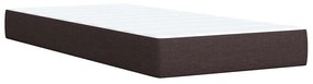 ΚΡΕΒΑΤΙ BOXSPRING ΜΕ ΣΤΡΩΜΑ ΣΚΟΥΡΟ ΚΑΦΕ 90X200 ΕΚ. ΥΦΑΣΜΑΤΙΝΟ 3289247