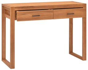 vidaXL Γραφείο με 2 Συρτάρια 100 x 40 x 75 εκ. Ανακυκλωμένο Ξύλο Teak
