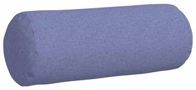 vidaXL Μαξιλάρια Στήριγμα 2 pcs Μπλε τζην Ø 25 x 70 cm ύφασμα