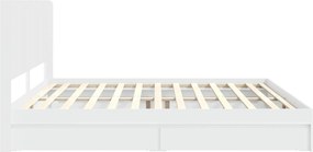 vidaXL Καλάθι με αποθήκη και κεφαλάρι Λευκό 180 x 200 cm