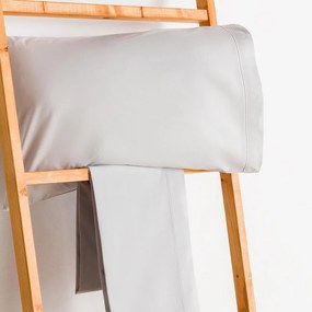 Σεντόνι Με Λάστιχο Σύνθεση-505 Grey Vesta Home Υπέρδιπλo 160x230cm 100% Βαμβακερό Περκάλι