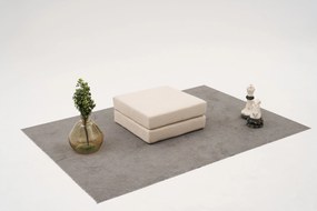 Πουφ Σκαμπό Κρέμα COMFORT 95x95x43