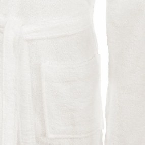 vidaXL Μπουρνούζι KINN Λευκό L Βαμβάκι