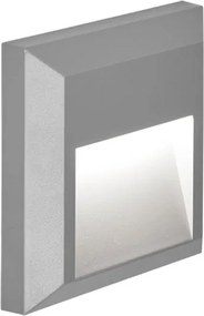 Απλίκα Viokef Leros Plus LED-12.5 x 3 x 12.5 εκ.-Γκρι