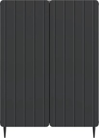 vidaXL Πλαϊνό γραφείο Μαύρο 66 x 34,5 x 92 εκ. Επεξεργασμένο Ξύλο