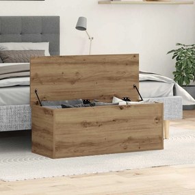 vidaXL Κουτί αποθήκευσης με αποθήκευση artisan δρυς 90 x 35 x 35 cm