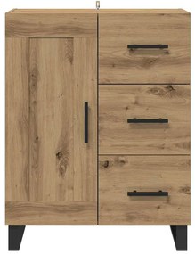 vidaXL Πλαϊνό γραφείο Artisan Oak 69,5 x 34 x 90 εκ.