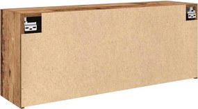 vidaXL Ντουλάπι τοίχου μπάνιου Παλιό ξύλο 100x25x40 cm