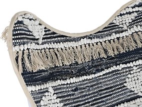 Κήπος πολυθρόνα DKD Home Decor Λευκό Μαύρο Σίδερο 74 x 65 x 90 cm