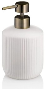 Δοχείο Κρεμοσάπουνου Adele 23732 Φ9x15,5cm 400ml Off White Kela Ceramic