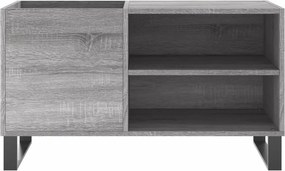 vidaXL Δισκοθήκη Γκρι Sonoma 85 x 38 x 48 εκ. από Επεξεργασμένο Ξύλο