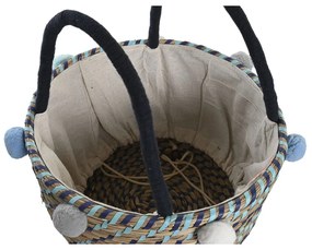 Σετ Καλαθιών DKD Home Decor Πομπώματα 43 x 43 x 43 cm