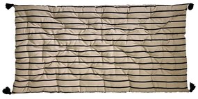 SOFT ΜΑΞΙΛΑΡΑ BEIGE ΓΚΡΙ ΣΚΟΥΡΟ 160x80xH10cm - 09-1285 - 09-1285