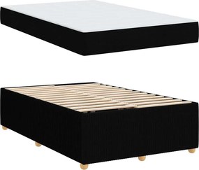 vidaXL Σκελετός Κρεβατιού Μαύρο 120 x 200 cm ύφασμα