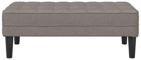 vidaXL Παγκάκι Ταμπά 113x57x39 εκ. Ύφασμα