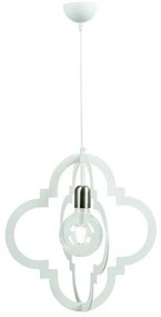 Κρεμαστό Φωτιστικό Οροφής Ε27 130x45 Arkolight-773-61/1-Λευκό 773-61/1