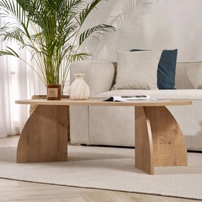 Τραπεζάκι Σαλονιού Sapphire Δρυς FRUBEI 120x60x40
