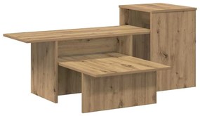 vidaXL Τραπέζι κονσόλας Artisan Oak 91,5 x 35 x 38,5 εκ