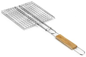 Ψησταριά Burger Muhler 1001836N, 22.5x20.5x52 cm, Ξύλινη λαβή, Inox