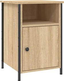 vidaXL Κομοδίνα 2 τεμ. Sonoma Δρυς 40x42x60 εκ. από Επεξεργασμένο Ξύλο