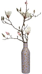 Βάζο Λουλούδια Πολύχρωμο Μέταλλο 9.5x9.5x34.5cm - Μέταλλο - 05155245