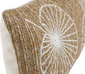 Μαξιλάρι Home ESPRIT Λευκό Φυσικό 50 x 15 x 30 cm