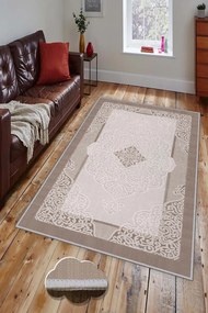 Χαλί Hmnt631 474HFT1616 Brown-Beige-Ivory Conceptum Hypnose 80X150cm