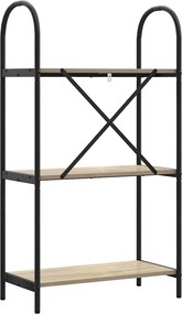 vidaXL Ράφι Βιβλίων Δρύς Sonoma 60 x 30 x 109 εκ Επεξεργασμένο ξύλο