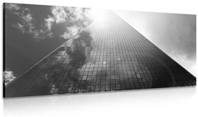 Εικόνα ενός ουρανοξύστη σε ασπρόμαυρο - 100x50