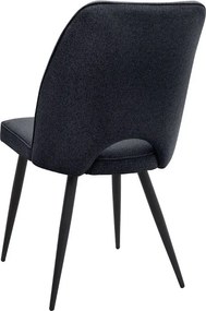 Σετ τραπεζαρία 5τμχ Rubes - Christy Megapap χρώμα λευκό - ανθρακί Ø100x78εκ.