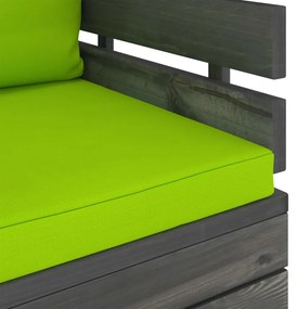 vidaXL Πολυθρόνα Κήπου από Ξύλο Πεύκου με Μαξιλάρια