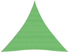 Πανί Σκίασης Ανοιχτό Πράσινο 3,6 x 3,6 x 3,6 μ. από HDPE 160 γρ./μ² - Πράσινο