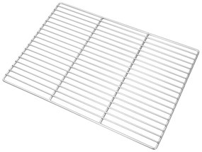 vidaXL BBQ Grill Grate με Χερούλια Ορθογώνιο 50x35 εκ. 304 Ανοξείδωτο Ατσάλι