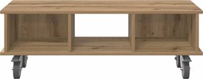 vidaXL Βάση TV 100 x 35 x 35 εκ Artisan Oak Επεξεργασμένο ξύλο