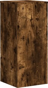 vidaXL Βάσεις Φυτών 2Τεμ. Καπνιστή Δρυς 30x30x70εκ. Επεξεργασμένο Ξύλο