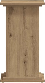 vidaXL Βάσεις Φυτών Αρτισιανή Δρυς 33x33x60 εκ. Επεξ. Ξύλο