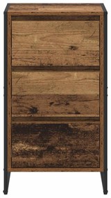 vidaXL Πλαϊνό γραφείο Παλιό Ξύλο 42 x 36 x 75.5 εκ. Επεξεργασμένο ξύλο