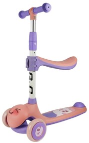 Πατίνι Scooter G&amp;C Fun Παιδικό 2 Σε 1 Ροζ GC-S618