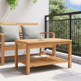 vidaXL Τραπεζάκι σαλονιού Καφέ 90 x 50 x 45 cm Μασίφ ξύλο teak
