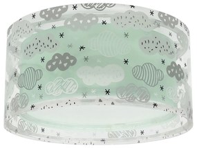 Παιδικό Φωτιστικό Πλαφονιέρα Ango Clouds Green 41416 H